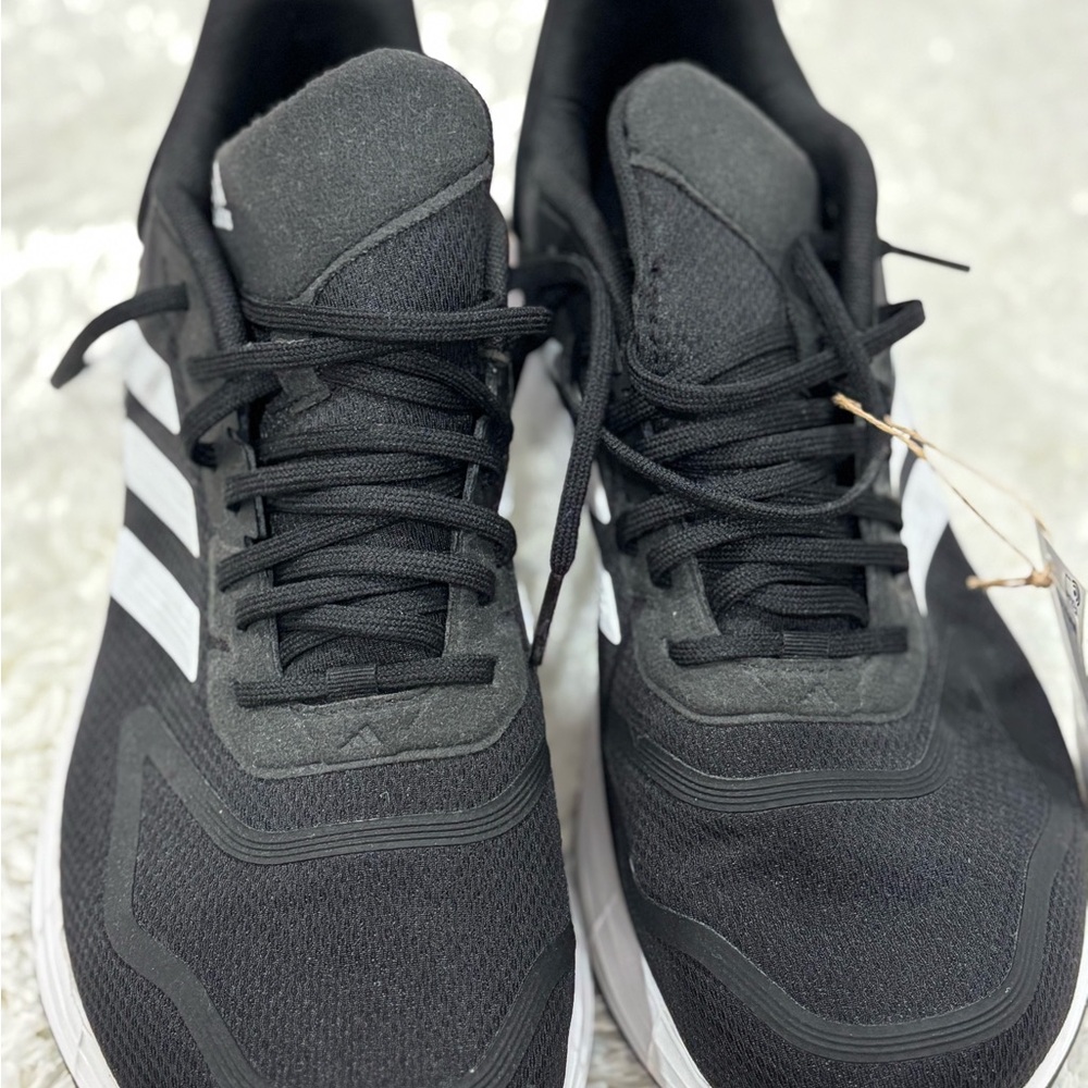 Adidas Men's Black and White Sneakers